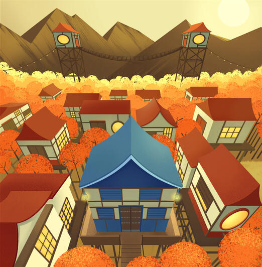 &quot;Lino Comic Adventure&quot; (2024) - Town EXT