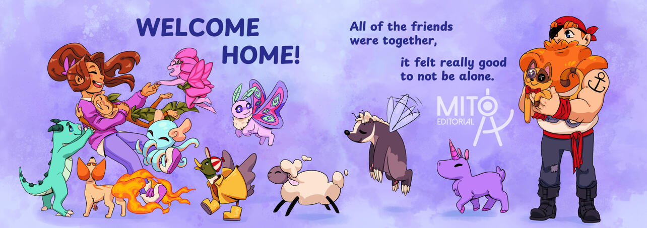 "12 Little Creatures" spread 14